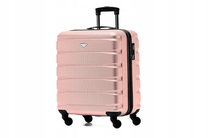 Rankinis lagaminas Flight Knight ABS rožinis 58L 56x45x25 cm, skirtas easyJet ir BA