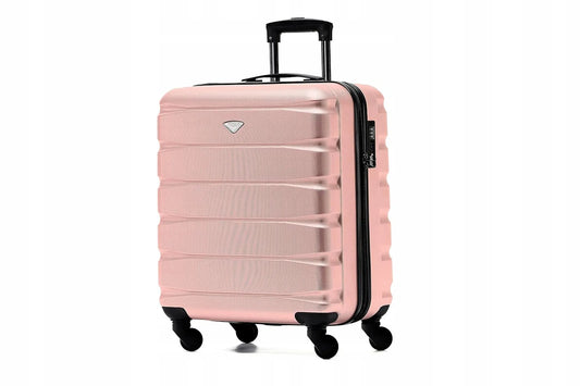 Rankinis lagaminas Flight Knight ABS rožinis 58L 56x45x25 cm, skirtas easyJet ir BA