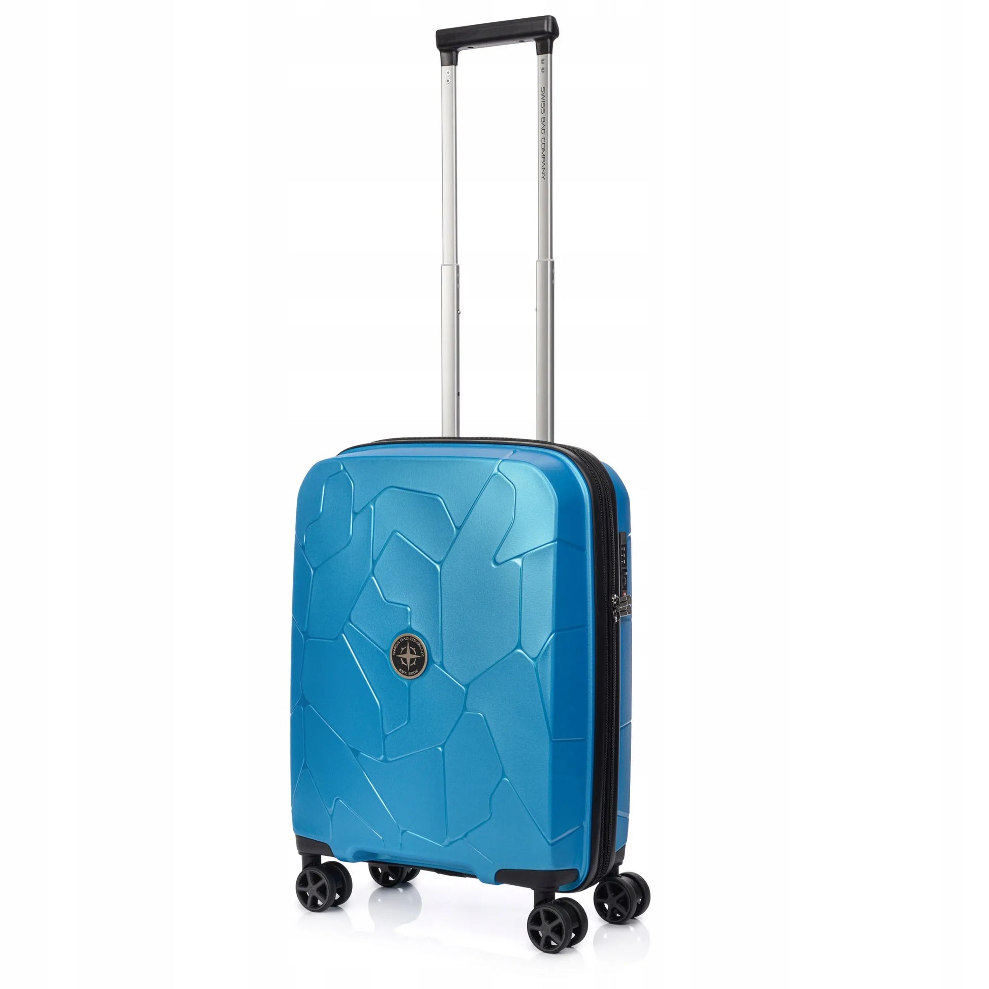 Rankinis lagaminas SwissBags Lava 55 cm, mėlynas