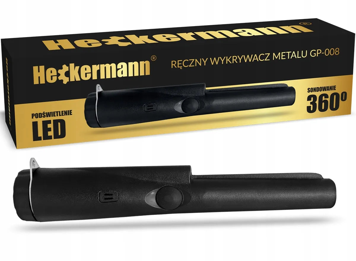 Rankinis metalo detektorius Heckermann GP-008 monetų ieškiklis
