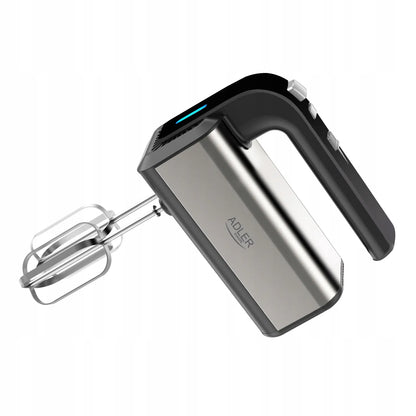 Rankinis mikseris virtuvinis robotas 800W turbo 5 greičiai Inox
