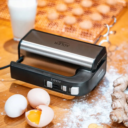 Rankinis mikseris virtuvinis robotas 800W turbo 5 greičiai Inox