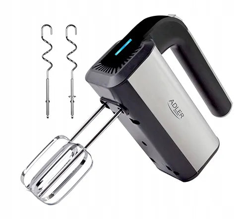 Rankinis mikseris virtuvinis robotas 800W turbo 5 greičiai Inox