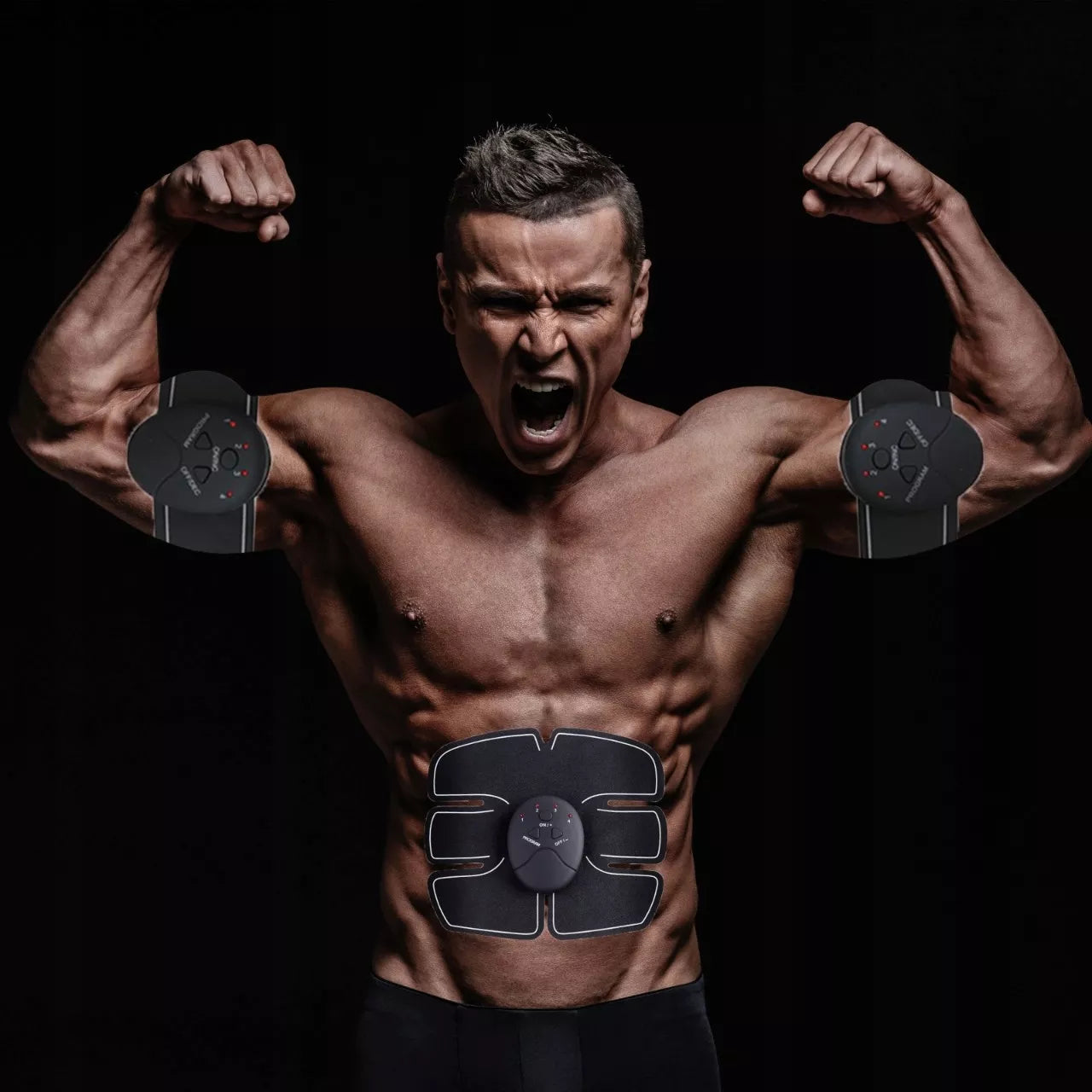 Raumenų masažuoklis pilvui, nugarai, rankoms, sėdmenims, kojoms - masažuoklis 3 viename