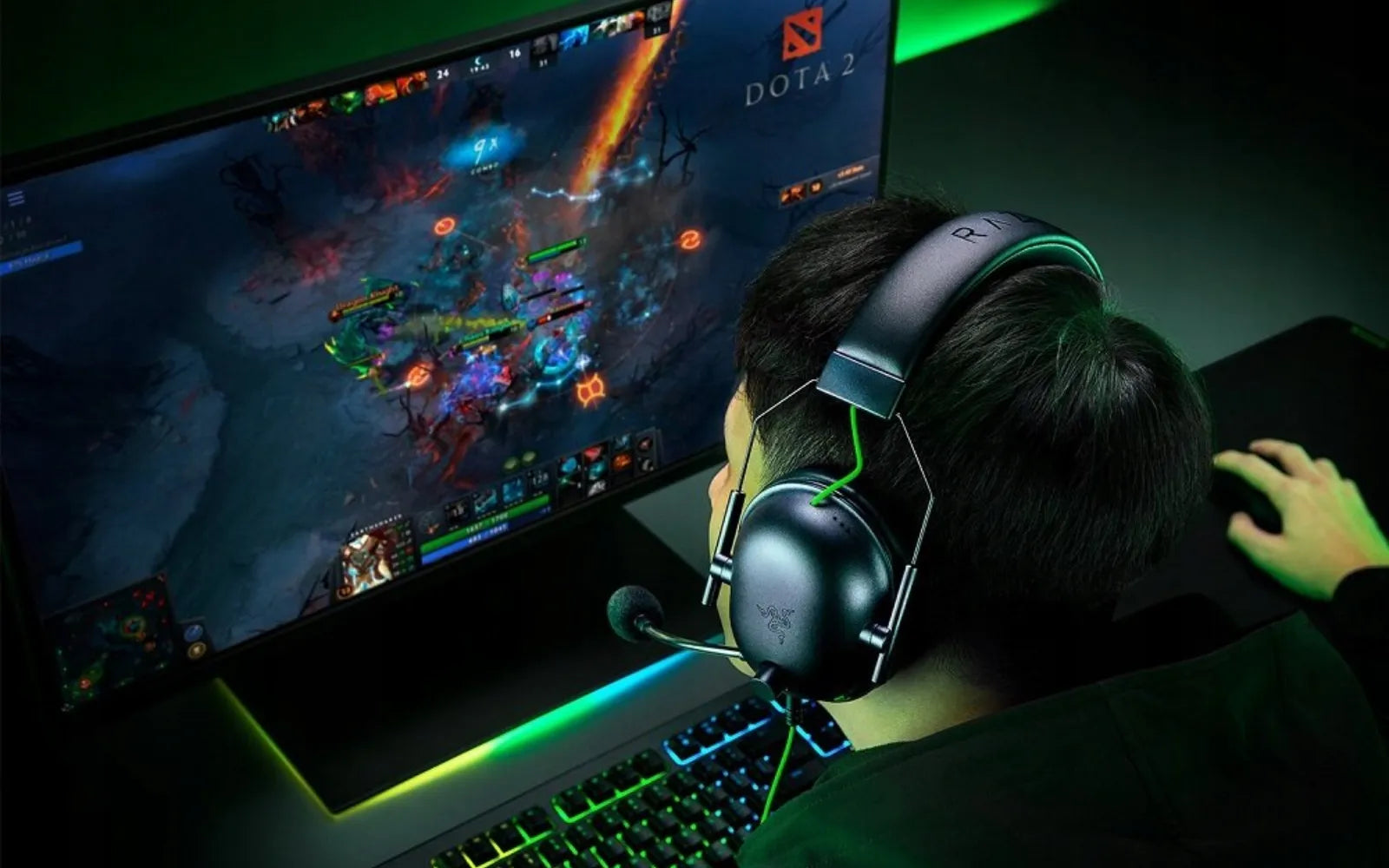 RAZER BlackShark V2 X laidinės žaidimų ausinės su mikrofonu 12Hz-28KHz