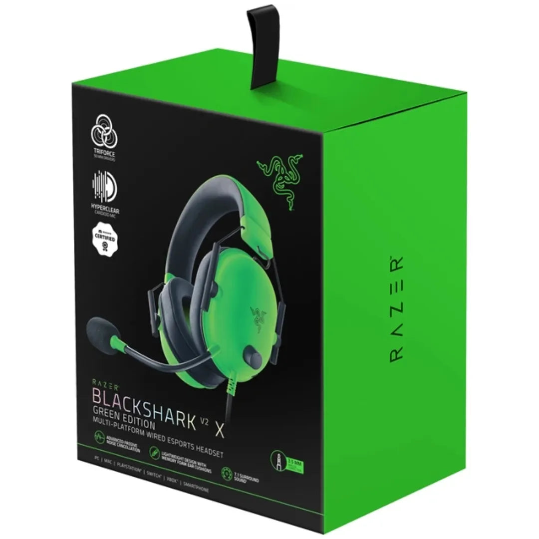 RAZER BlackShark V2 X laidinės žaidimų ausinės su mikrofonu 12Hz-28KHz