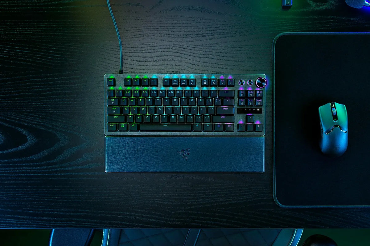 Razer Huntsman V3 Pro TKL laidinė žaidimų klaviatūra, US international (QWERTY), juoda