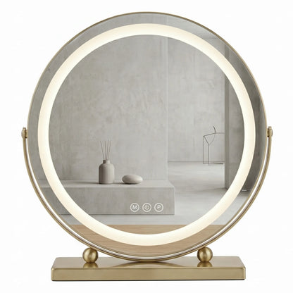 REA LED kosmetinis veidrodis MAKE-UP L.GOLD 40 cm