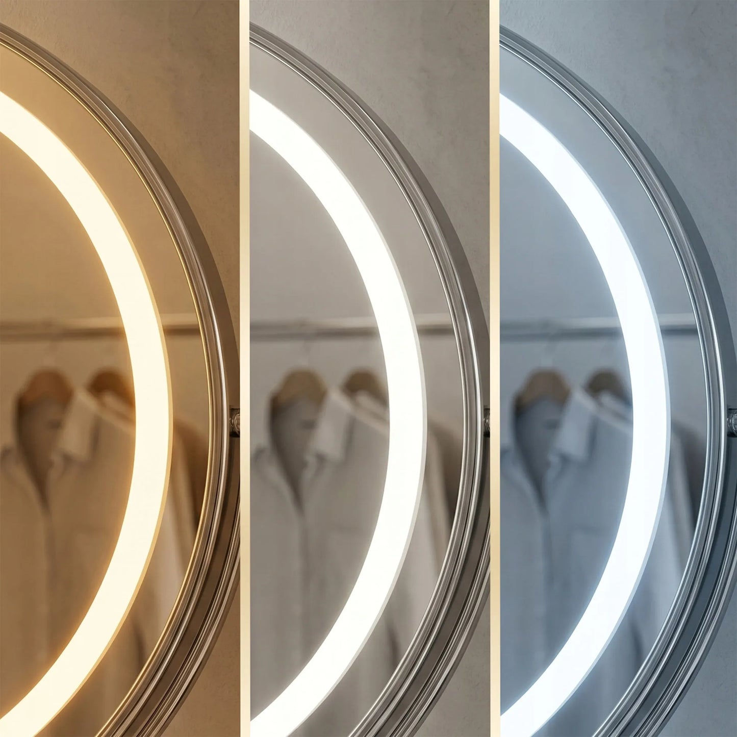 REA LED kosmetinis veidrodis MAKE-UP L.GOLD 40 cm