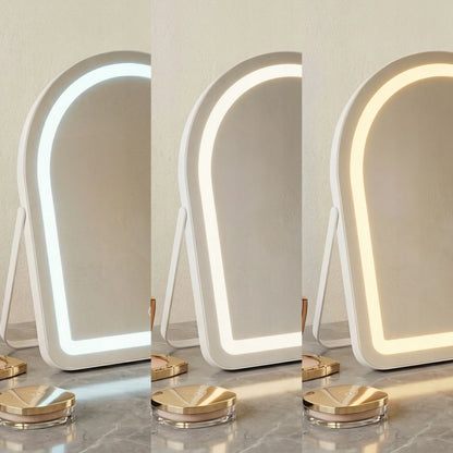 REA LED veidrodis GLAM WHITE 40x45 cm
