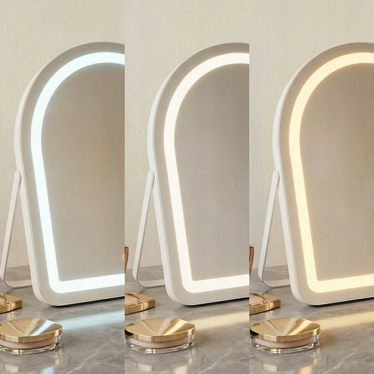 REA LED veidrodis GLAM WHITE 40x45 cm