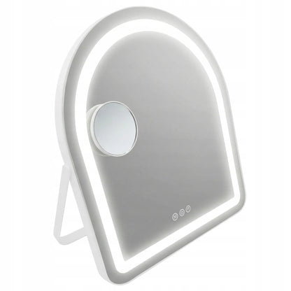 REA LED veidrodis GLAM WHITE 40x45 cm
