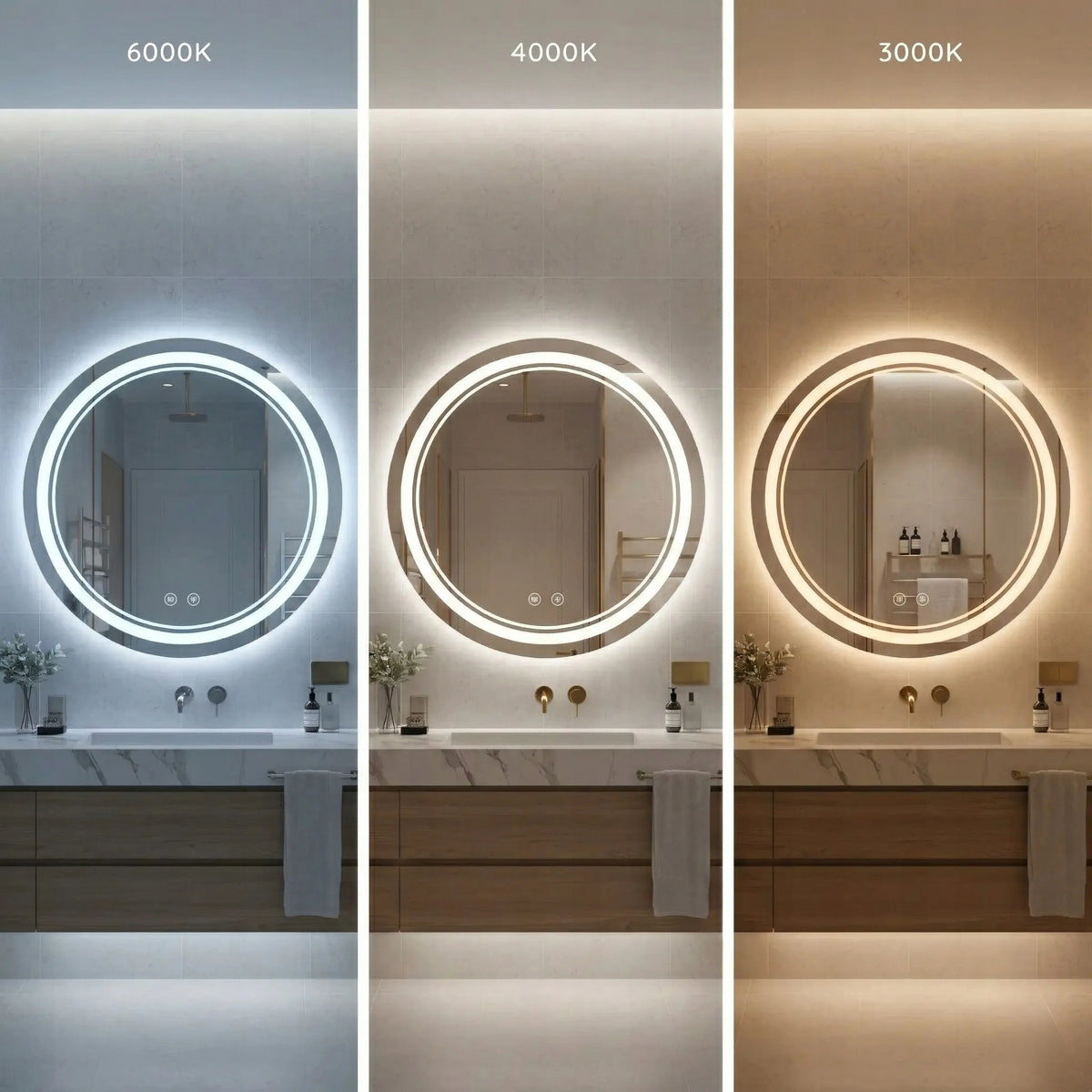 REA LED veidrodis SOFT 60