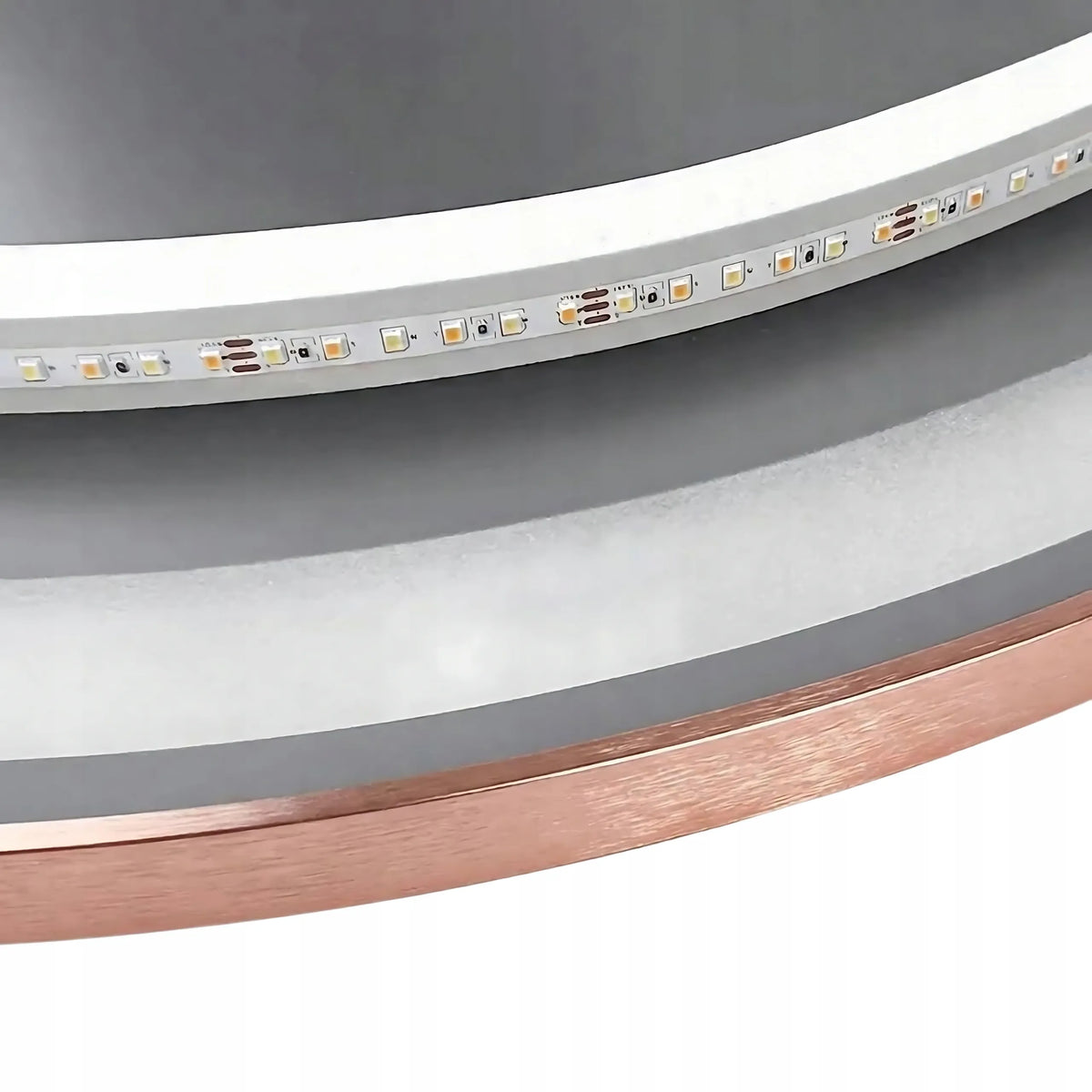 REA MMJ BRUSH COPPER LED veidrodis, 90 cm