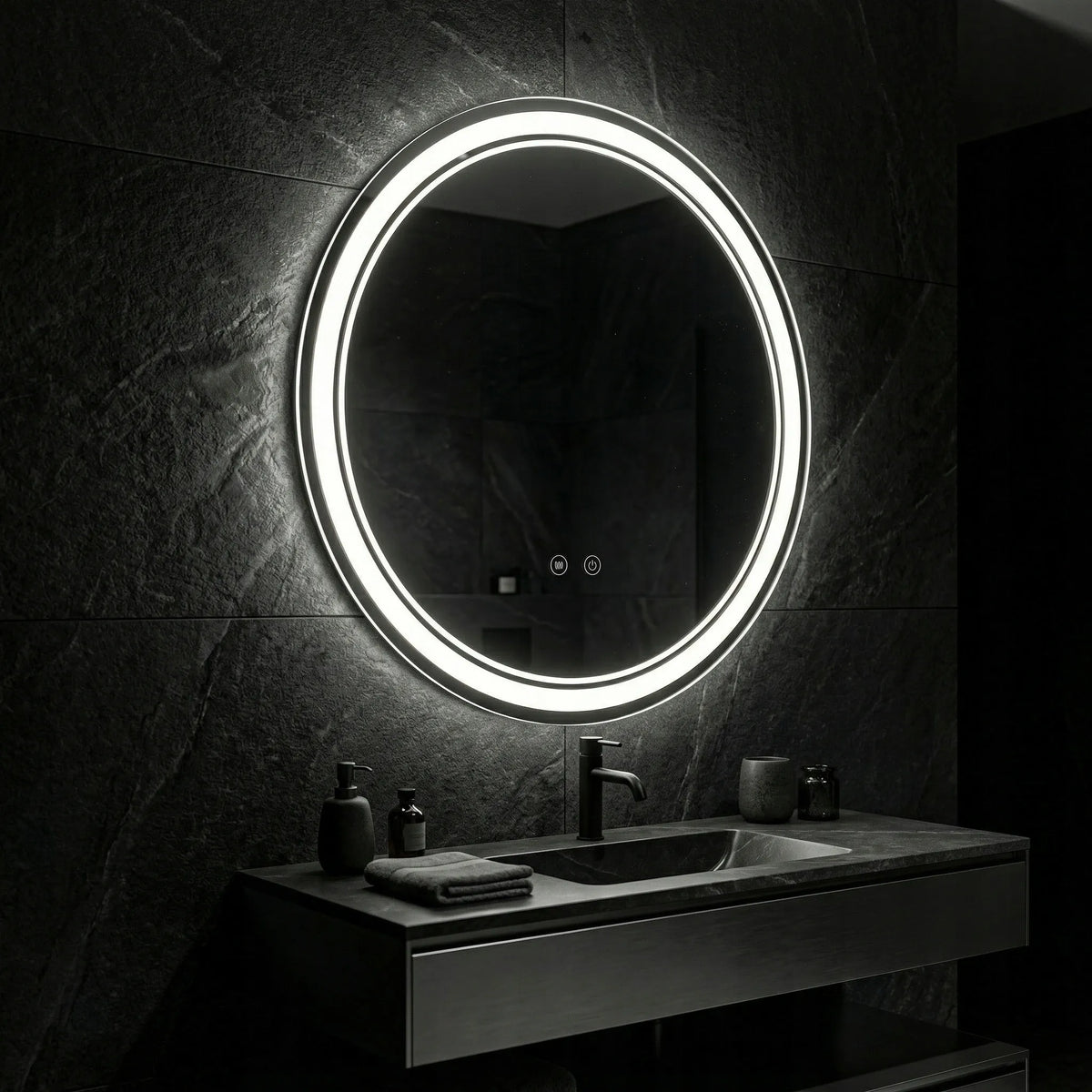 REA SOFT 70 apvalus LED veidrodis