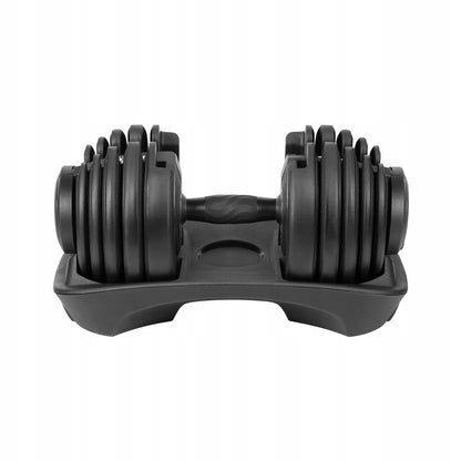 REBEL Active RBA-2303 reguliuojamas ketaus hantelis su gumine rankena, 2,5–24 kg