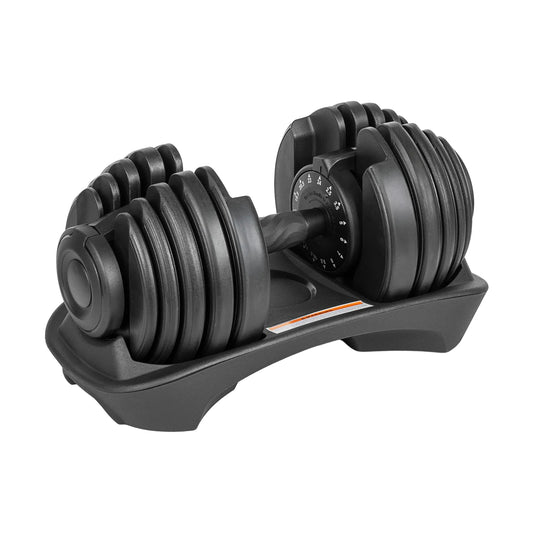REBEL Active RBA-2303 reguliuojamas ketaus hantelis su gumine rankena, 2,5–24 kg