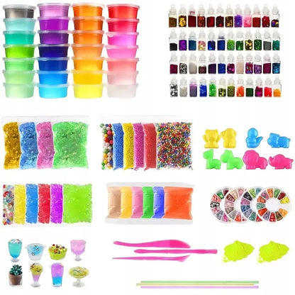 „Regmag“ didelis „slime“ gaminimo rinkinys vaikams, modelinas, 120 dalių