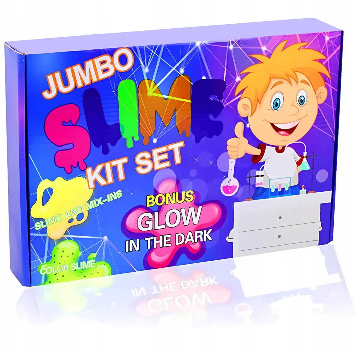 „Regmag“ didelis „slime“ gaminimo rinkinys vaikams, modelinas, 120 dalių