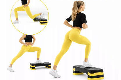 Reguliuojamas R2 fitneso stepas aerobikai, 2 pakopų