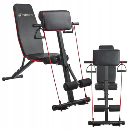 Reguliuojamas sulankstomas treniruočių suolas Fit4Med FIT-848