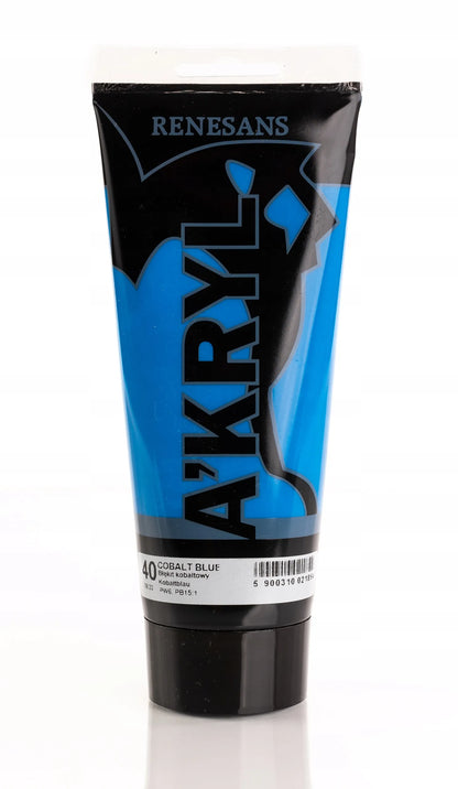 Renesans akrilinių dažų rinkinys, 6 × 200 ml