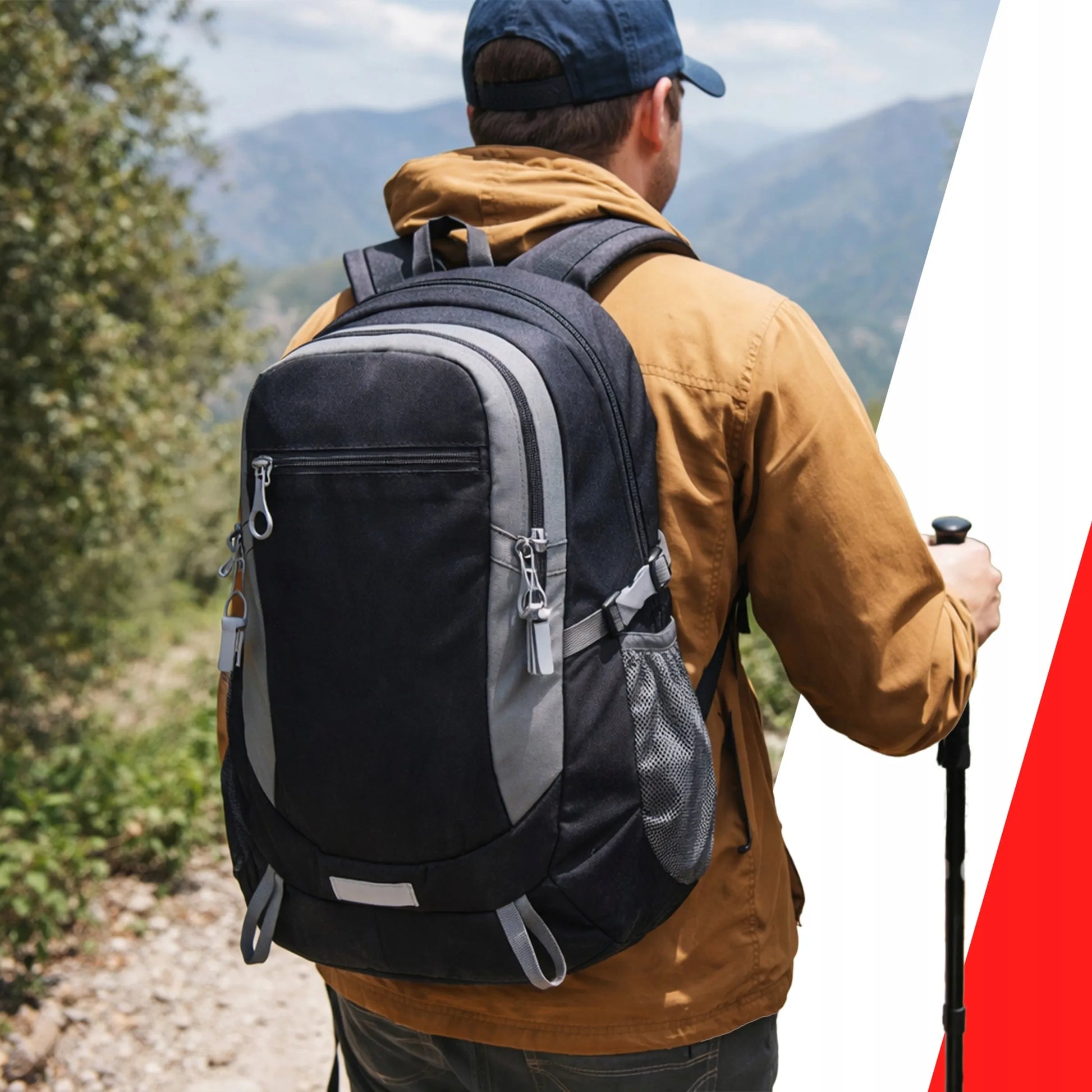 RETOO 40 l turistinė trekkinginė miesto kuprinė kelionėms lėktuvu ir išvykoms XXL