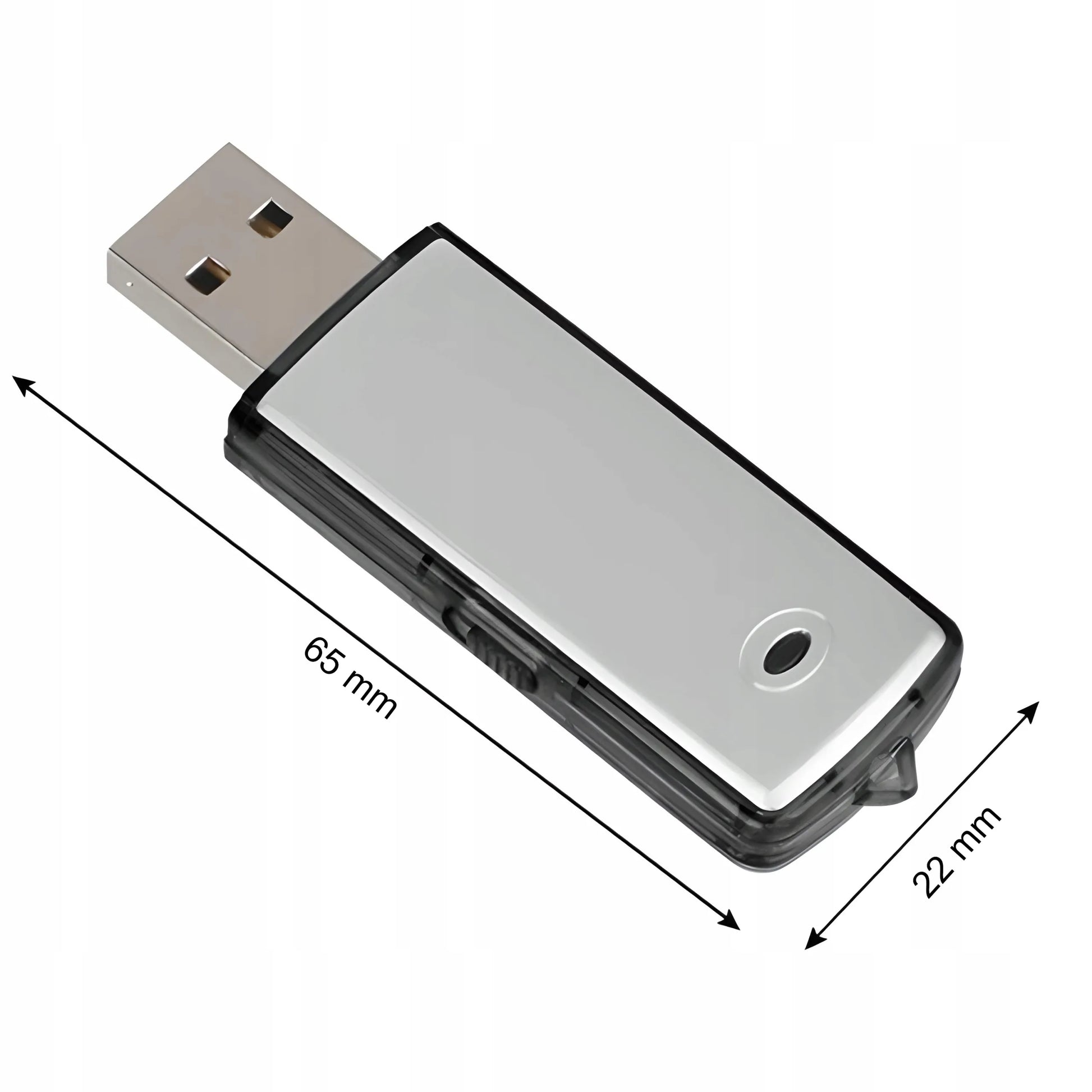 RETOO 8 GB USB mini diktofonas, garso įrašytuvas su balso aktyvavimu, iki 16 val. įrašymo
