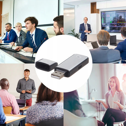 RETOO 8 GB USB mini diktofonas, garso įrašytuvas su balso aktyvavimu, iki 16 val. įrašymo