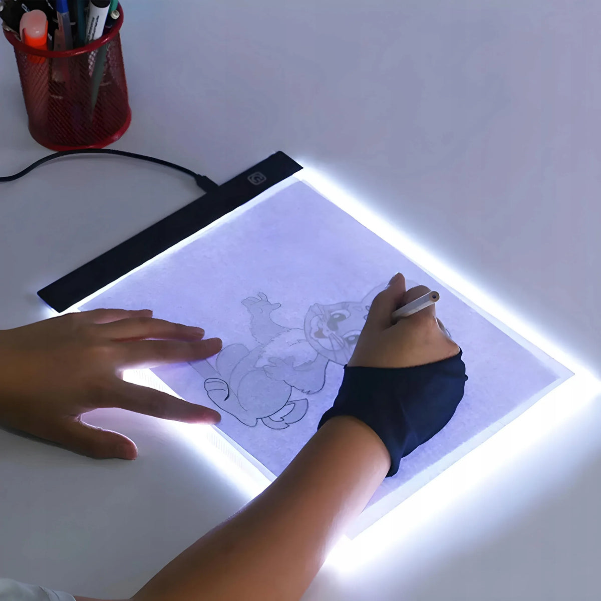 RETOO A4 LED šviečianti braižymo lenta kalkėms ir piešimui