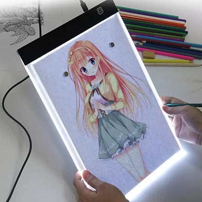RETOO A4 LED šviečianti braižymo lenta kalkėms ir piešimui
