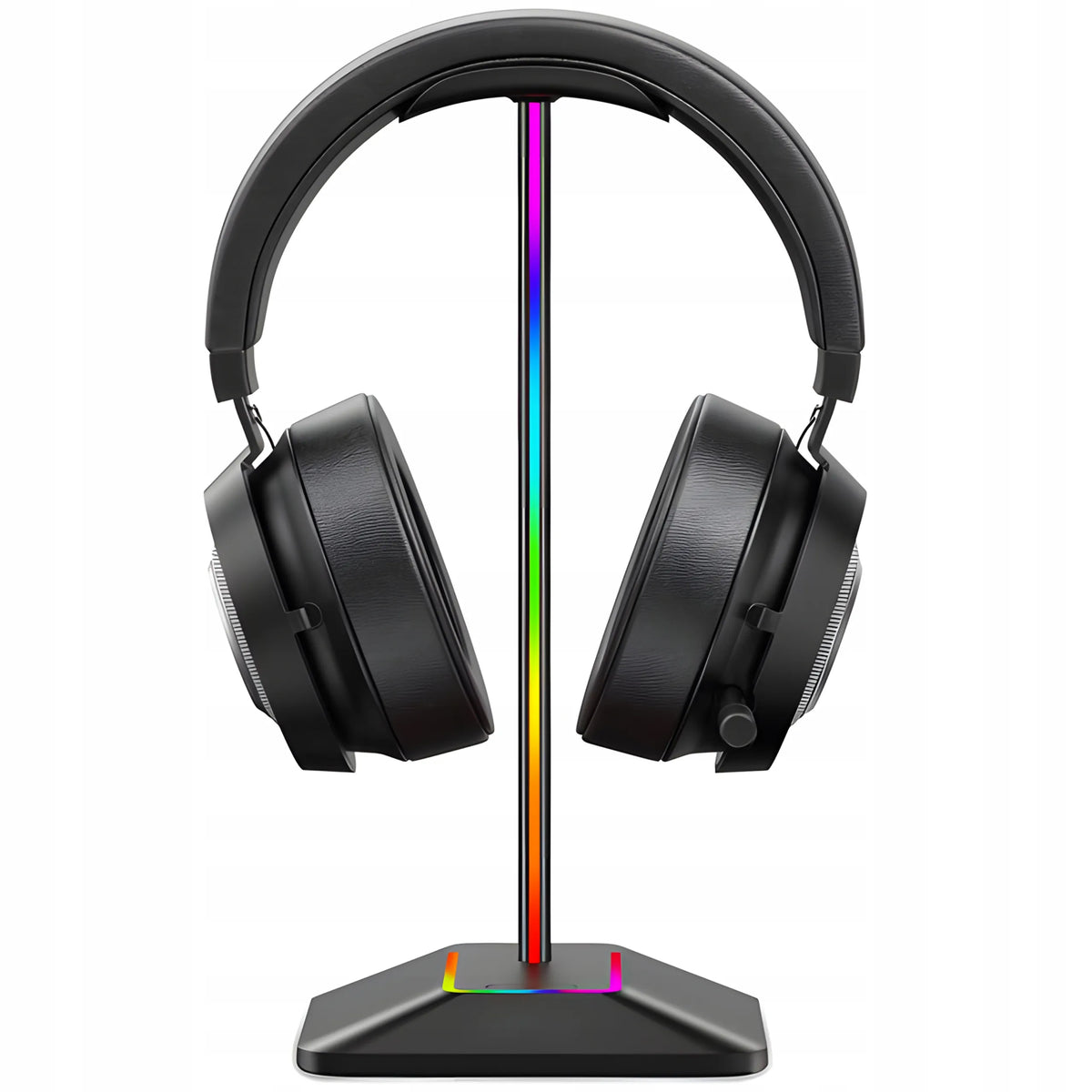 RETOO ausinių stovas, žaidimų laikiklis su RGB LED apšvietimu ir USB šakotuvu