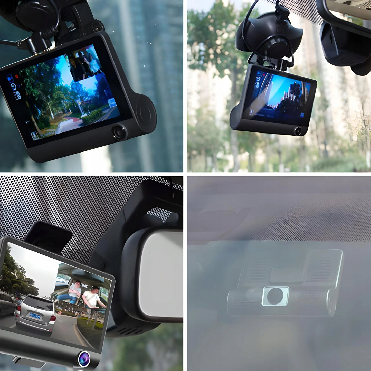 RETOO automobilinis vaizdo registratorius M038 5Mpx 3 kamerų Full HD + galinio vaizdo kamera