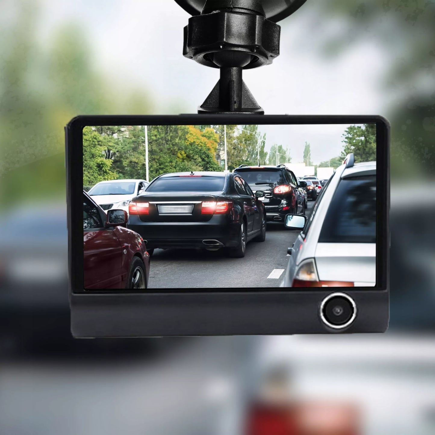 RETOO automobilinis vaizdo registratorius M038 5Mpx 3 kamerų Full HD + galinio vaizdo kamera
