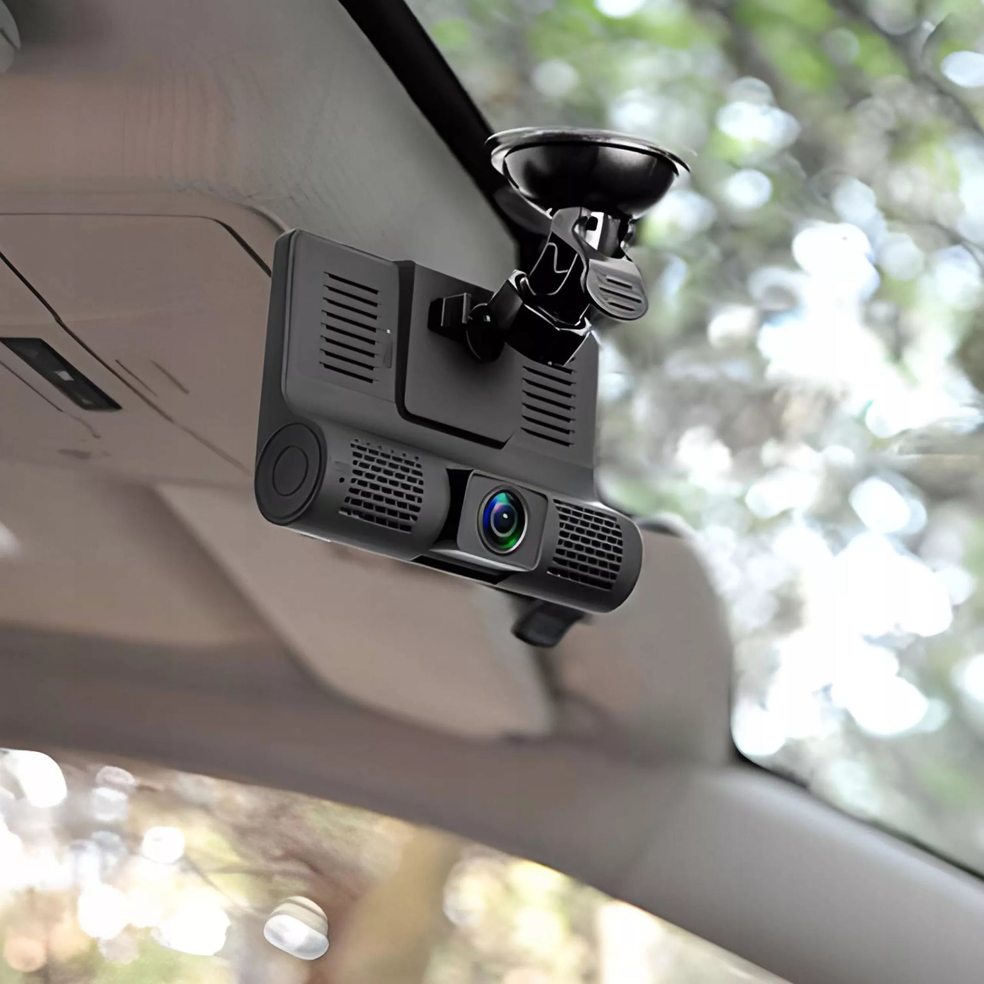 RETOO automobilinis vaizdo registratorius M038 5Mpx 3 kamerų Full HD + galinio vaizdo kamera