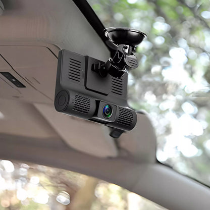 RETOO automobilinis vaizdo registratorius M038 5Mpx 3 kamerų Full HD + galinio vaizdo kamera