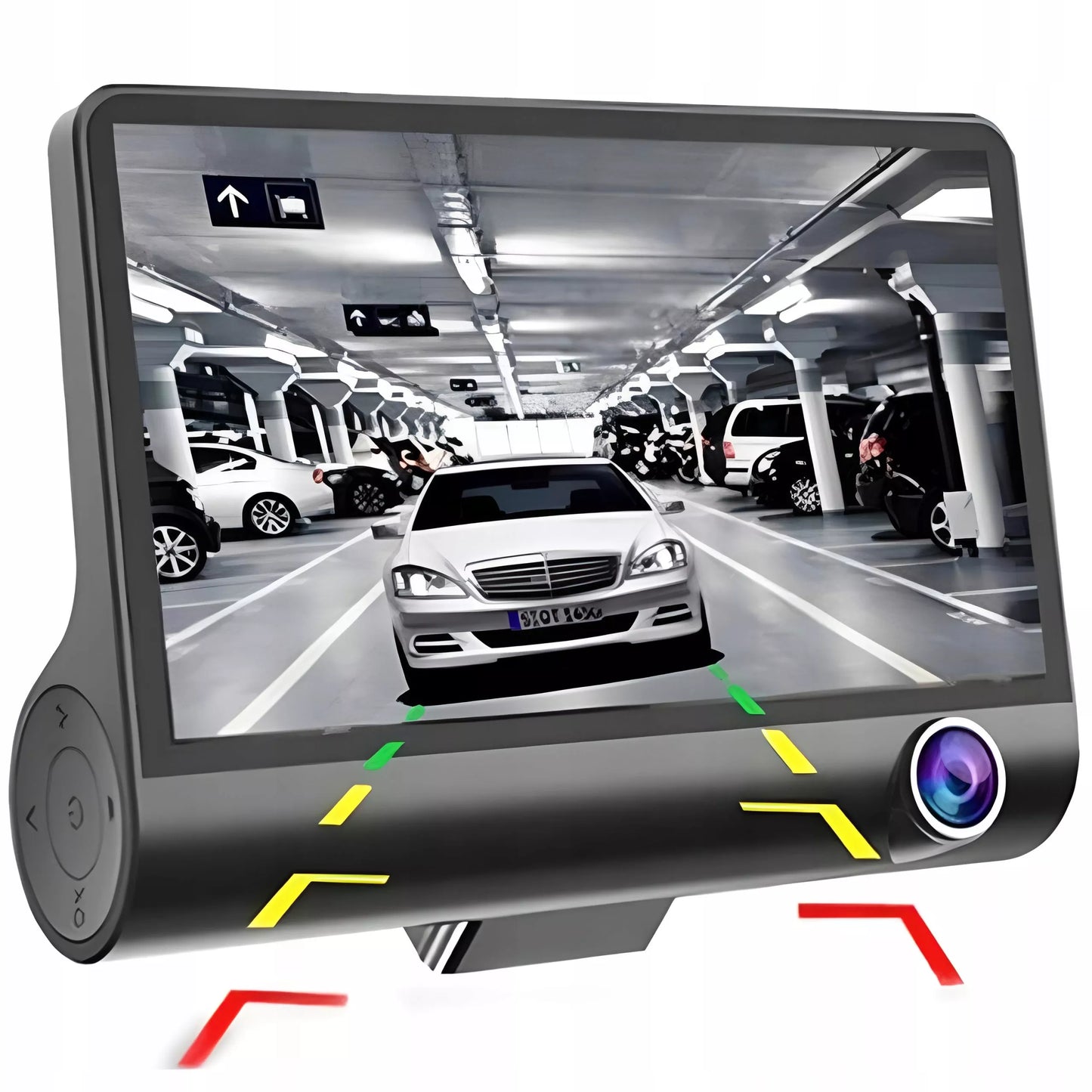 RETOO automobilinis vaizdo registratorius M038 5Mpx 3 kamerų Full HD + galinio vaizdo kamera
