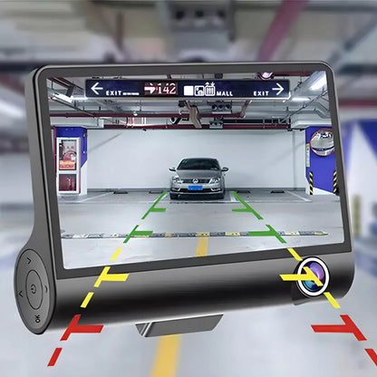 RETOO automobilinis vaizdo registratorius M038 5Mpx 3 kamerų Full HD + galinio vaizdo kamera