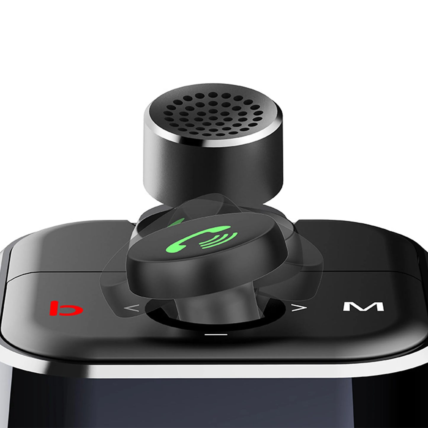 RETOO „Bluetooth“ garso FM MP3 siųstuvas + greitasis USB SD LCD QC3.0 RGB įkroviklis
