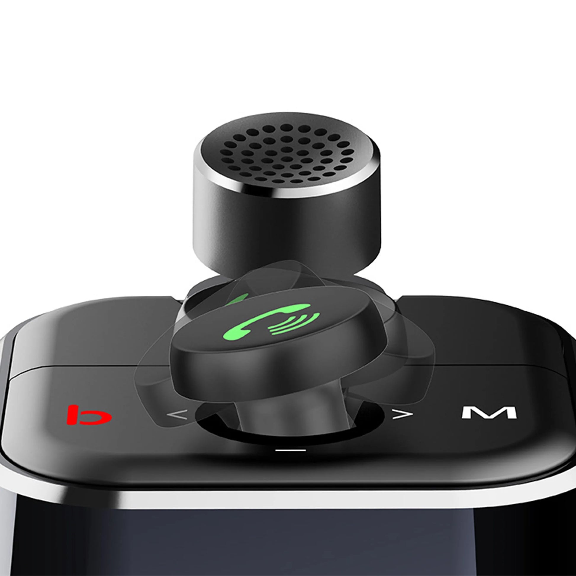RETOO „Bluetooth“ garso FM MP3 siųstuvas + greitasis USB SD LCD QC3.0 RGB įkroviklis