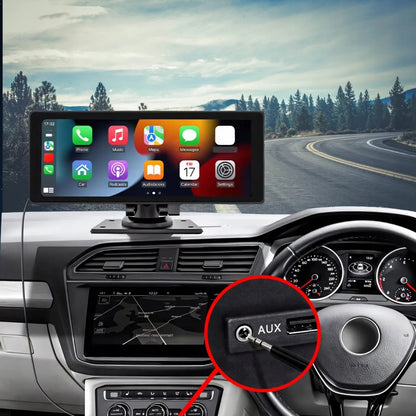 RETOO DRIVETECH ER1077 automobilinė multimedijos stotelė su CarPlay, Android Auto ir atbulinės eigos kamera