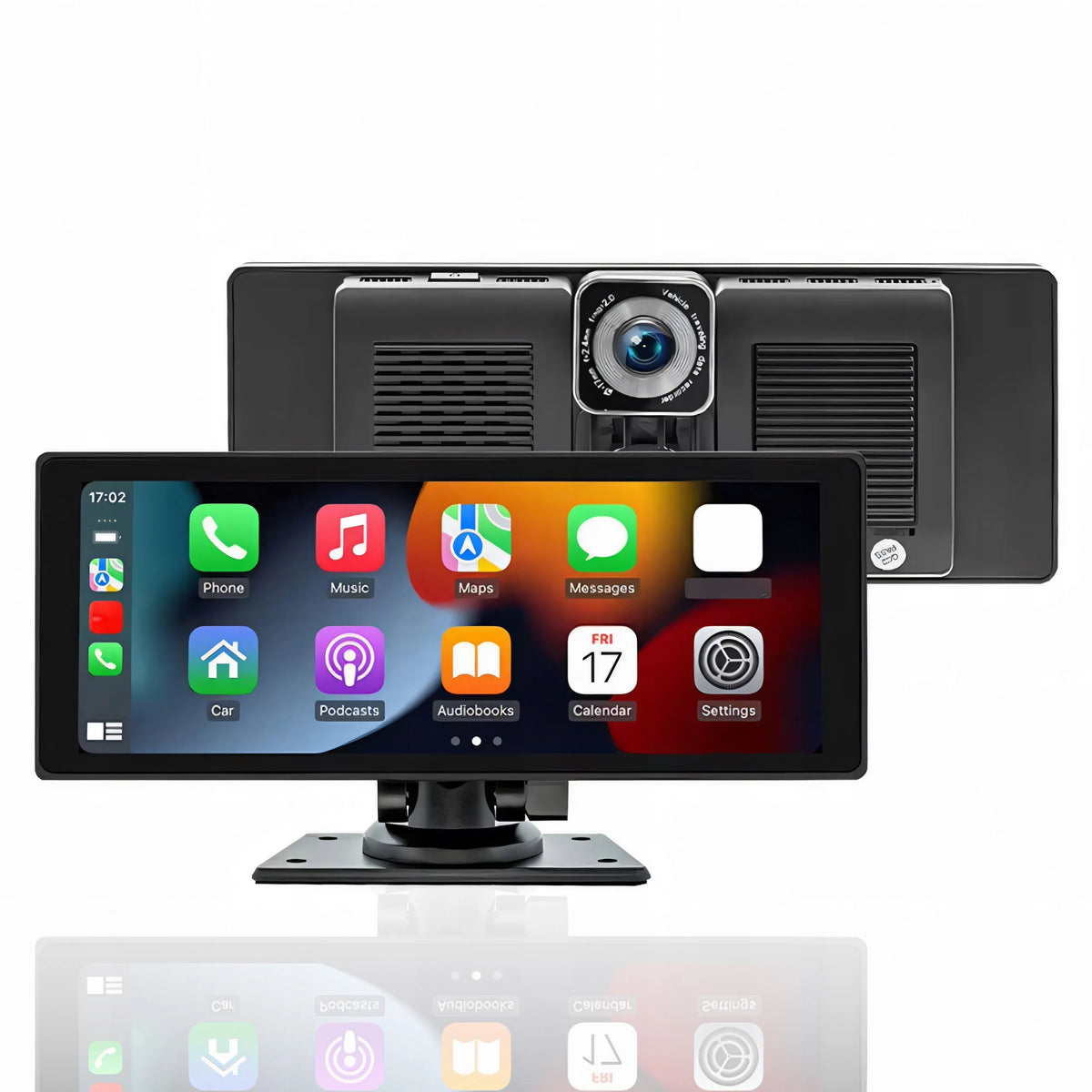 RETOO DRIVETECH ER1077 automobilinė multimedijos stotelė su CarPlay, Android Auto ir atbulinės eigos kamera