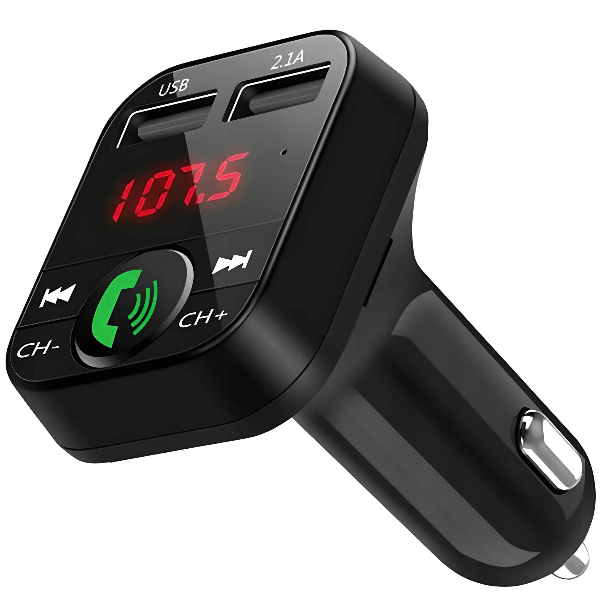 RETOO E089 automobilinis FM Bluetooth siųstuvas, įkroviklis, audio imtuvas, 2x USB, MP3, SD