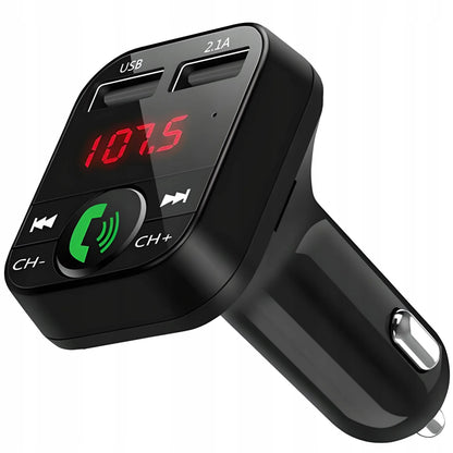 RETOO E089 automobilinis FM Bluetooth siųstuvas, įkroviklis, audio imtuvas, 2x USB, MP3, SD