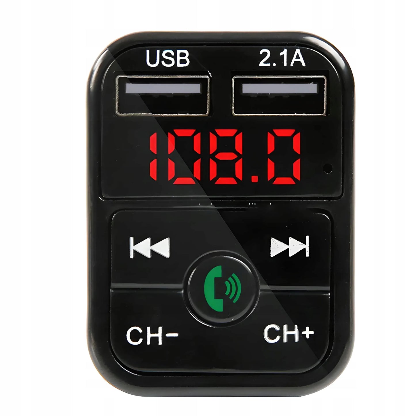 RETOO E089 automobilinis FM Bluetooth siųstuvas, įkroviklis, audio imtuvas, 2x USB, MP3, SD