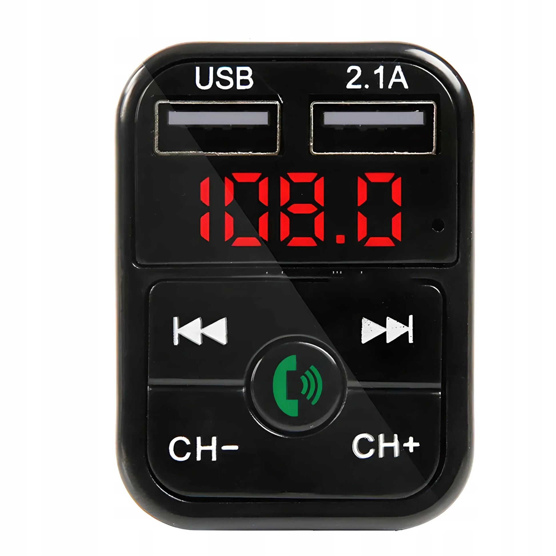 RETOO E089 automobilinis FM Bluetooth siųstuvas, įkroviklis, audio imtuvas, 2x USB, MP3, SD