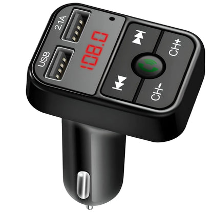 RETOO E089 automobilinis FM Bluetooth siųstuvas, įkroviklis, audio imtuvas, 2x USB, MP3, SD