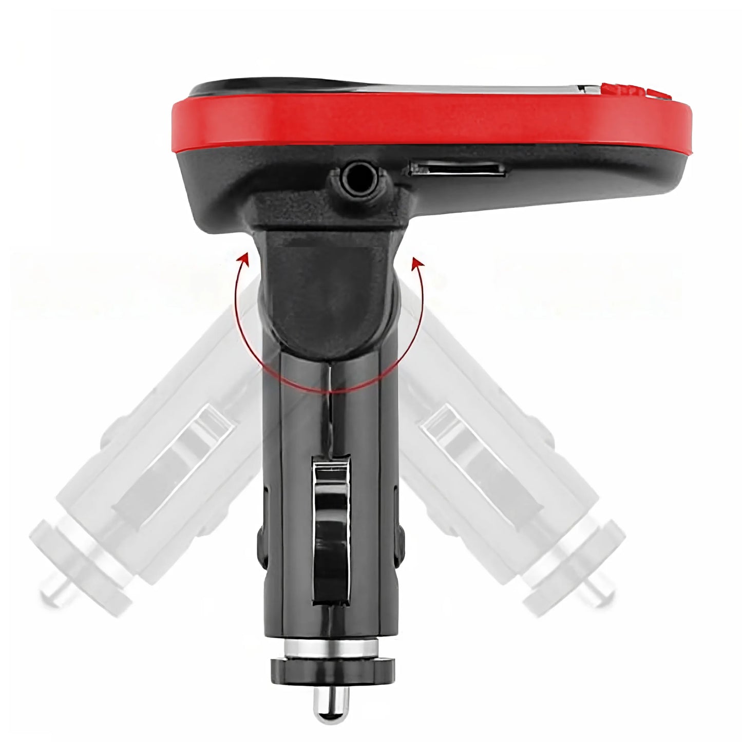 RETOO FM siųstuvas Bluetooth MP3 įkroviklis 2xUSB SD LCD laisvų rankų įranga + pultelis