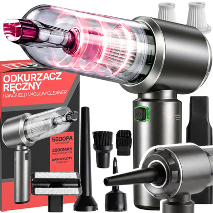 RETOO galingas 120W belaidis rankinis automobilių dulkių siurblys 3in1
