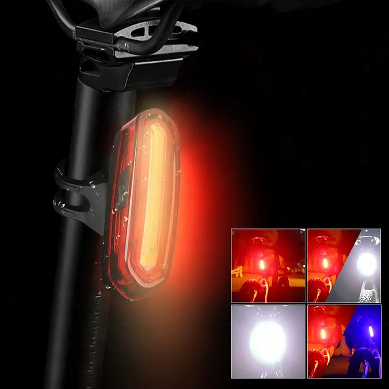 RETOO galingas LED dviračio žibintų komplektas 1800LM, priekinis ir galinis